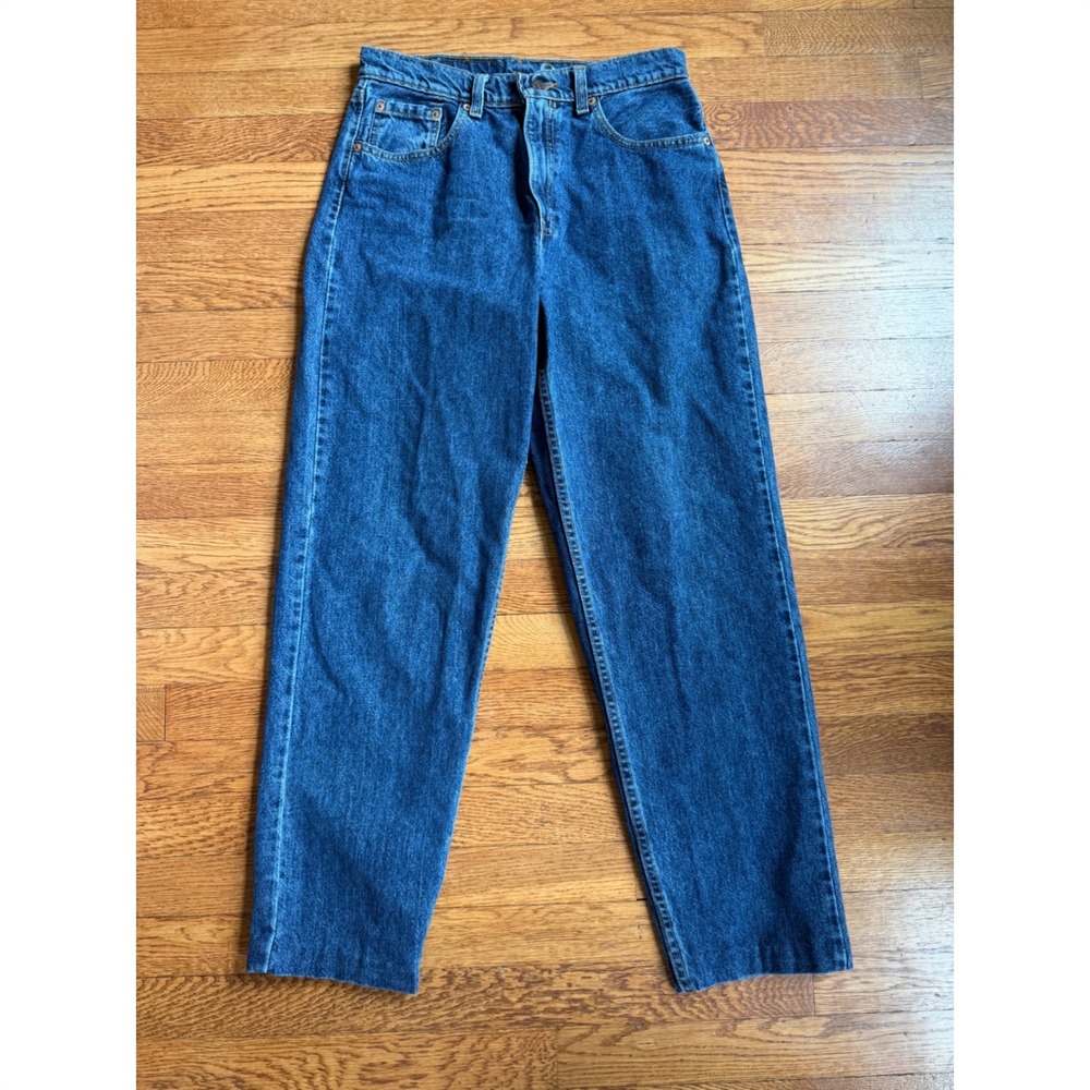 Vintage‎ Levis Jeans Womens 8M Medium Wash High Rise Made in USA 90s Y2K